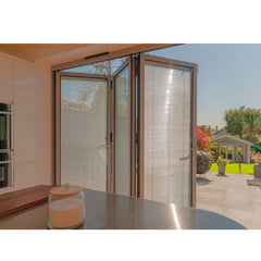 China WDMA Glass Bi Folding Door