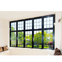 China WDMA Aluminum Clad Wood Window Blue